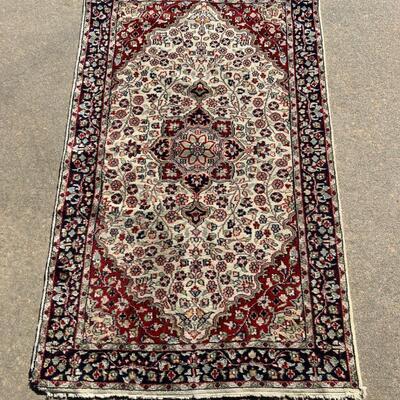 Fine Formal Oriental Area Rug Hand Loomed 36x61