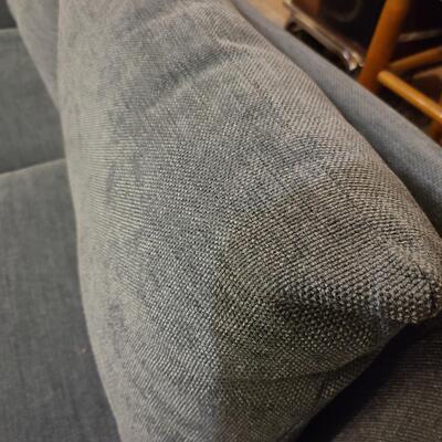West Elm Blue Hanna Sofa