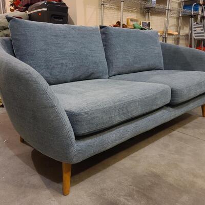 West Elm Blue Hanna Sofa