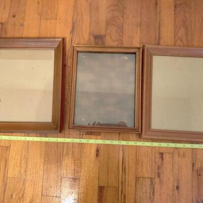 3PC WOOD PICTURE FRAME BUNDLE