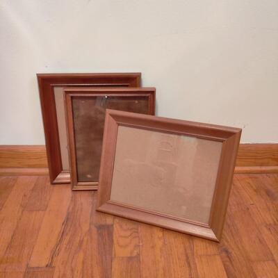3PC WOOD PICTURE FRAME BUNDLE