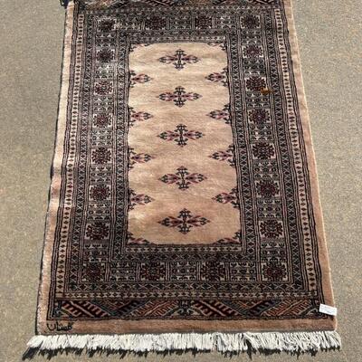 Silk Persian Turkoman-style Hand Woven in Iran 32x48