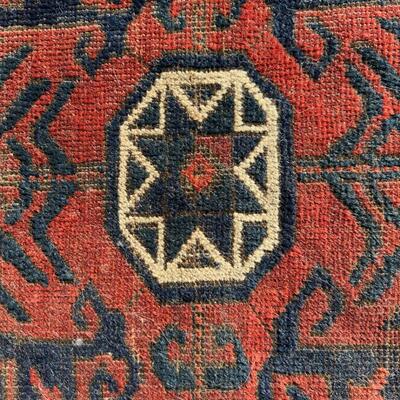 Antique Turkish Village/Nomad Bag Face. 24x28