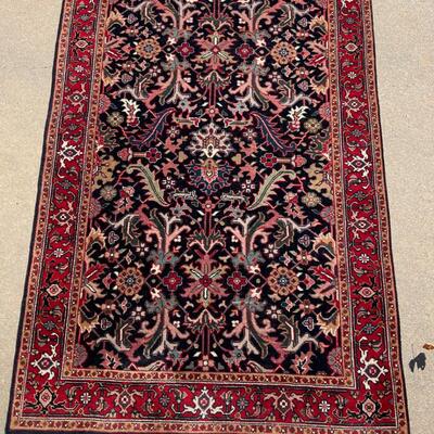 Exceptional Large Formal Area Rug Hand Woven! 48x72
