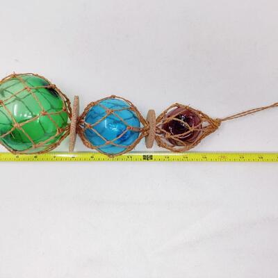VINTAGE STYLE NAUTICAL FISH FLOAT HANGING DECOR