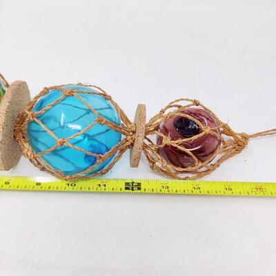 VINTAGE STYLE NAUTICAL FISH FLOAT HANGING DECOR