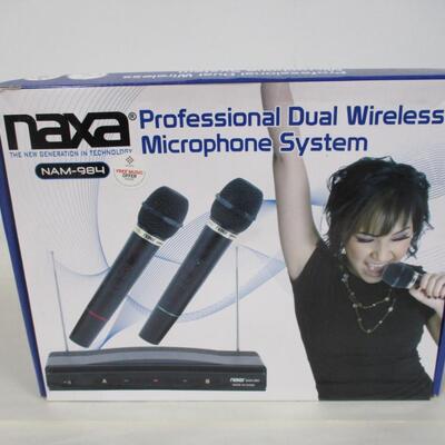 NAXA Professional Dual Wireless Microphone System