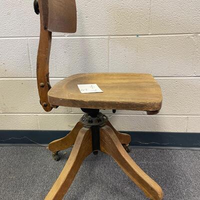 Antique desk chair