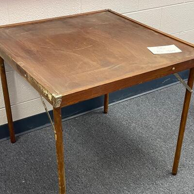 1938 wood card table
