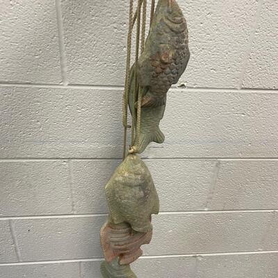 Beautiful hanging pottery fish