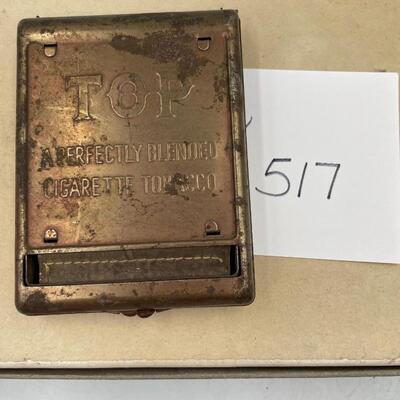 Antique Top cigarette rolling papers dispenser