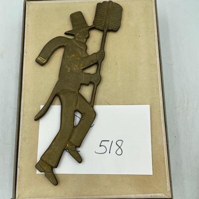 Brass chimney sweep