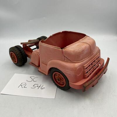Vintage red truck