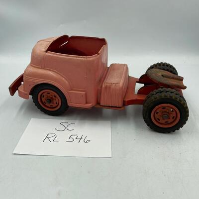 Vintage red truck