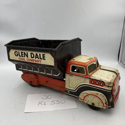 1950â€™s Marx Glen Dale Coal Co dump truck