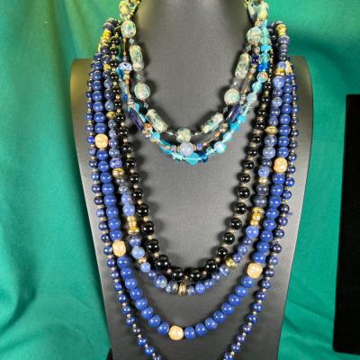 7 Necklaces, 3 18" 44 Longer
