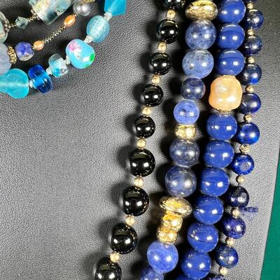 7 Necklaces, 3 18" 44 Longer