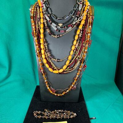 9 necklaces