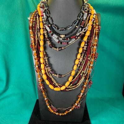 9 necklaces