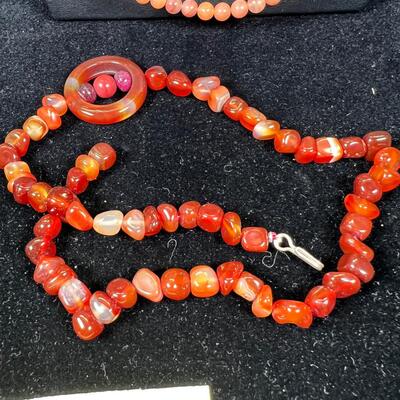 Semi precious bead necklaces