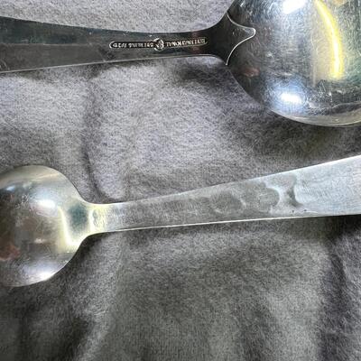 Sterling and stainless serving ware