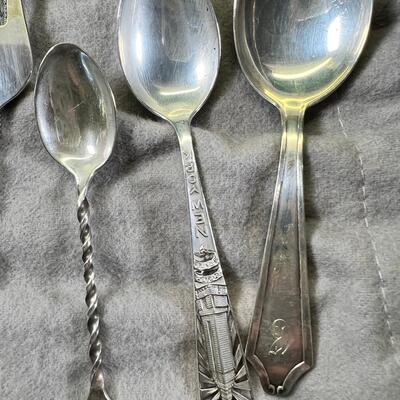 Sterling and stainless serving ware