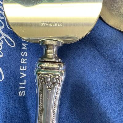 Sterling and stainless serving ware