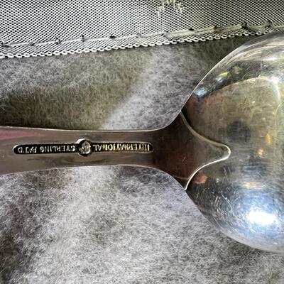 Sterling and stainless serving ware