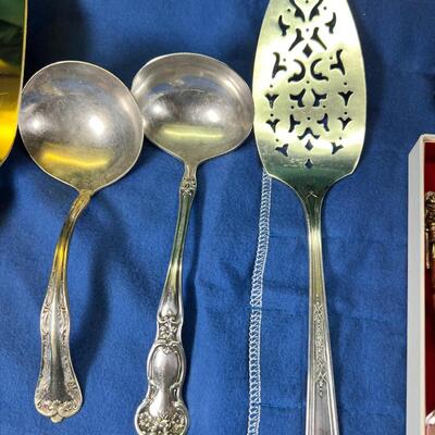 Sterling and stainless serving ware