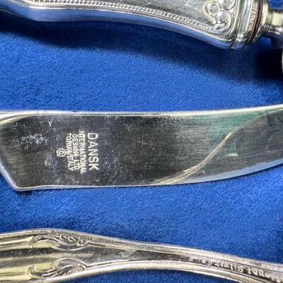 Sterling and stainless serving ware