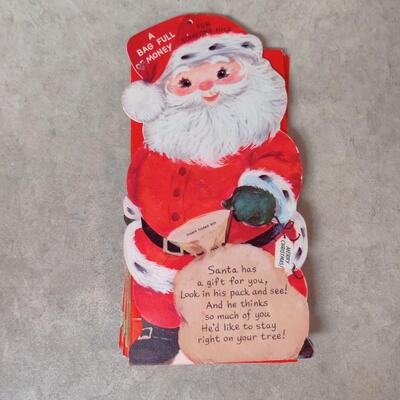 COLORFUL VINTAGE CHRISTMAS DIE CUT PAPERBOARD LOT