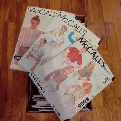 VINTAGE BLOUSE PATTERNS LOT