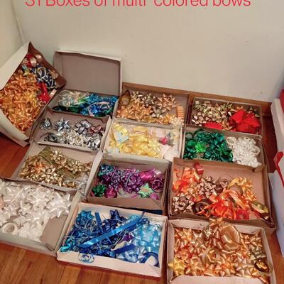 MAGNIFICENT MULTI COLORED BOWS COLLECTION