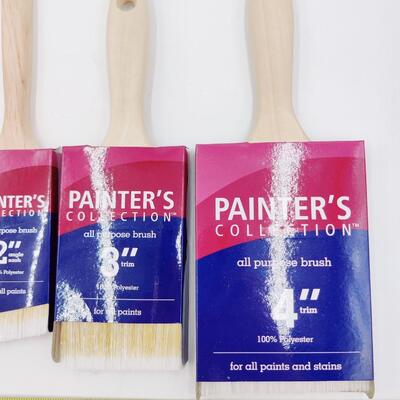 PAINTER'S COLLECTION ALL PURPOSE PAINT BRUSH BUNDLE