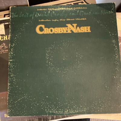 Mixed Vintage Record Album Lot with Crosby, Nash, Diana Ross and moreâ€¦