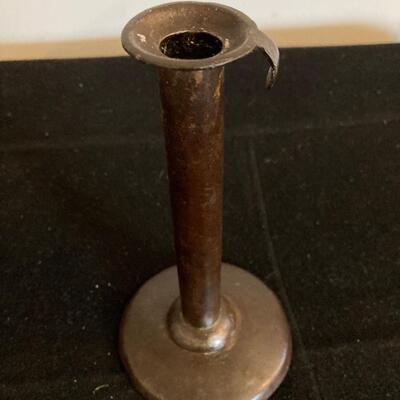 Antique Push Up Candle Holder 7â€h