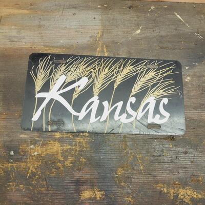 KANSAS LICENSE PLATE