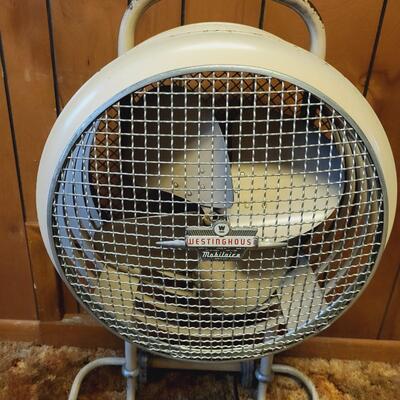 VINTAGE WESTINGHOUSE METAL FLOOR FAN