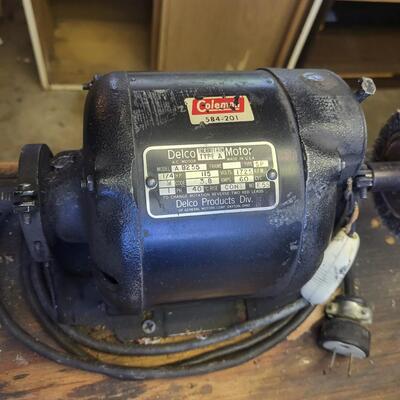 WORKING COLEMAN ELECTRIC GRINDER / SHARPENER