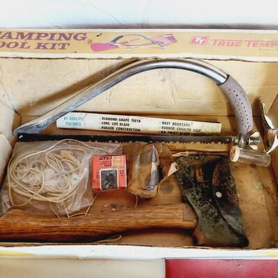 VINTAGE TRUE TEMPER CAMPING TOOL KIT