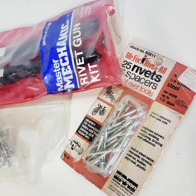 MASTER MECHANICS RIVET NAIL GUN & ACCESSORIES