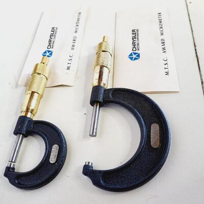 CHRYSLER MTSC AWARD MICROMETER BUNDLE