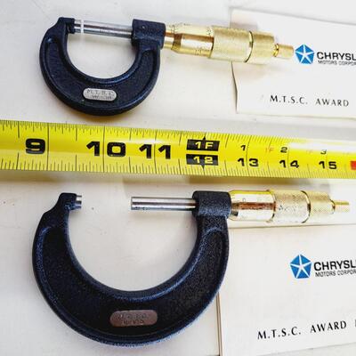 CHRYSLER MTSC AWARD MICROMETER BUNDLE