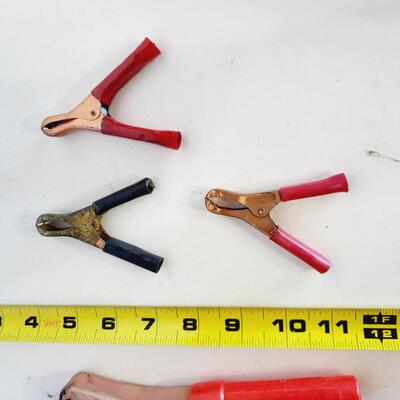 BATTERY CLAMP - COPPER INSULATED BUNDLE