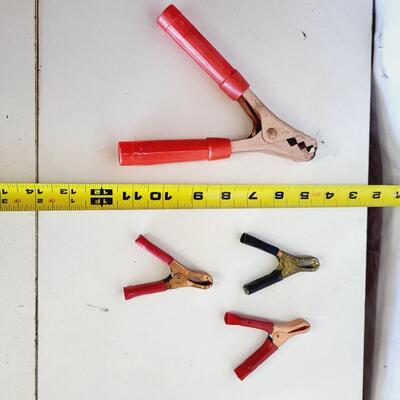 BATTERY CLAMP - COPPER INSULATED BUNDLE