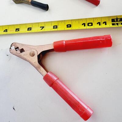 BATTERY CLAMP - COPPER INSULATED BUNDLE