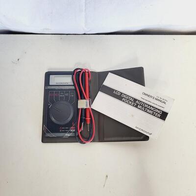 LCD DIGITAL AUTORANGING POCKET MULTI-METER