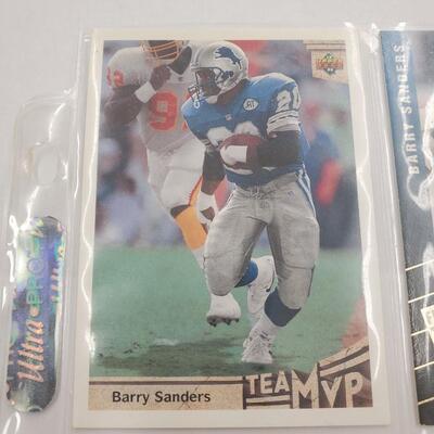 Barry sanders card lot of 6