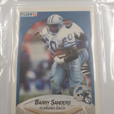 Barry sanders card lot of 6