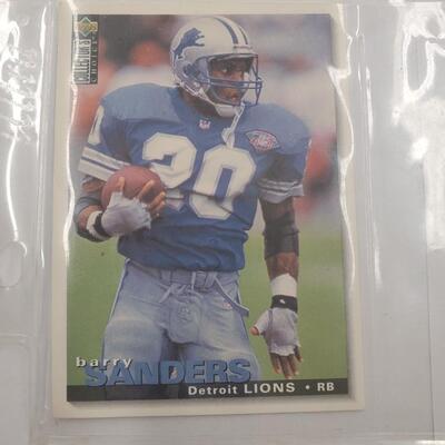 Barry sanders card lot of 6